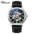 CHENXI Original Skeleton Mechanical Man Watches Luxury Men's Automatic Watch	Leather Strap Fashion Business Wristwatch Gift