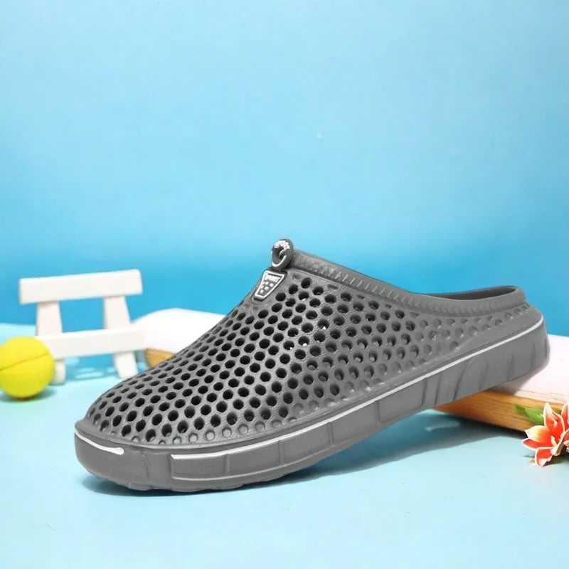 Women's Garden Shoes Lightweight Breathable Slip-resistant Indoor Outdoor Casual Slippers Half Slippers Easy-to-Wear Sandals for Beach And Daily Use