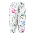Women Summer Floral Print Shorts Casual Loose Drawstring - View 8 | SAMAG