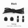 1Pair Men and Women No Tie Shoe Laces Spring Button Up Elastic Shoelaces Shoe Accessories Sneakers Classics Solid Color Shoelace