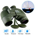 Boshile 10x50 Binoculars Built-in Compass Telescope Zoom Navigation Hunting Hiking Camping Big Eyepiece Waterproof Nitrogen Bak4