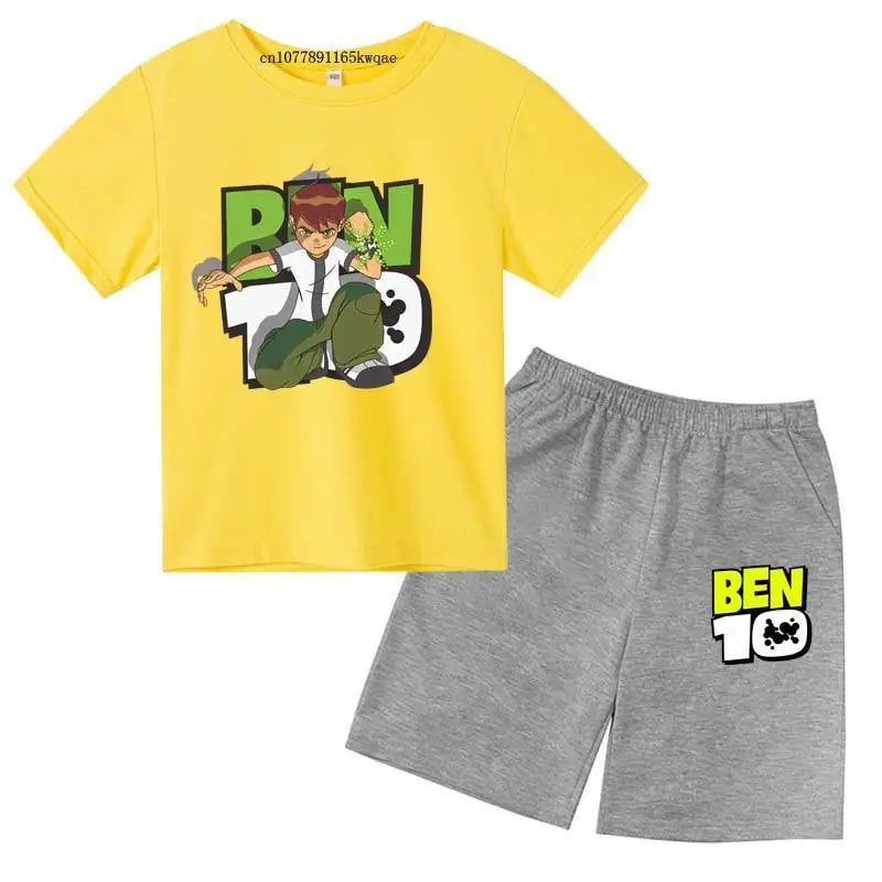 Kids Cartoon Ben Tennyson 10 Print Summer Breathable - View 7 | SAMAG