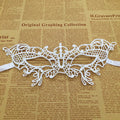 1pcs Hot Sale White Sexy Lace Half Face Masks Various Styles Halloween Masquerade Party Dance Mask Costume