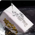 100PCS Custom Transfer 3D Sticker Shiny Gold Silver Transfer Sticker Company Logo Wedding UV Print Personalized Transfer Sticker