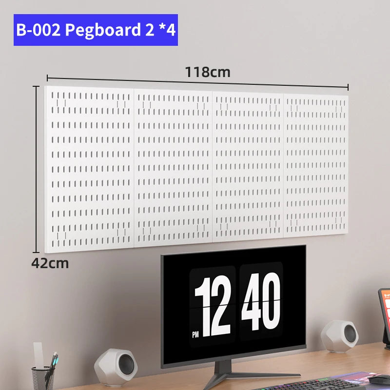 Gaming Gear Pegboard: Wall-Mounted, No-Punch, Study/Gaming Room – Figure Storage & Decor. Abundant Parts, Free Mix