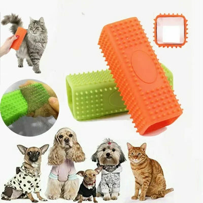 Pet hair Removal brush Dog cat Effective silicone hollow | SAMAG