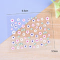 10Pcs Nail Art Transfer Stickers 3D Design Manicure Tips Decals Decorations Sheet for DIY Nail Art