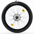 MTB Triple-Layer Alloy Wheelset, Disc Brake, QR, 7-9 Speed, 20/22/24/26/27.5", 2.125" Tires & Brake Pads, Ready-to-Ride