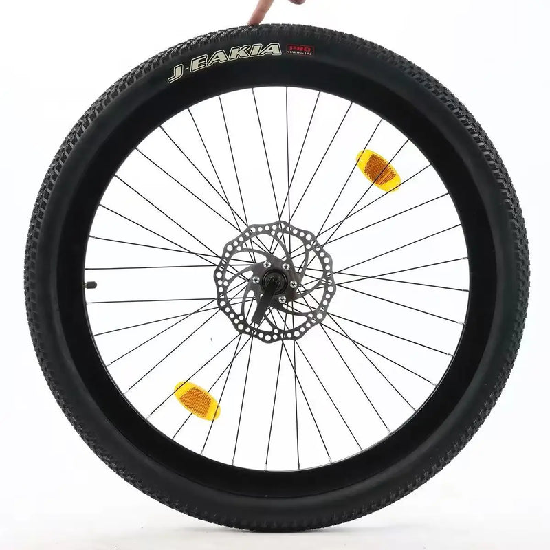 MTB Triple-Layer Alloy Wheelset, Disc Brake, QR, 7-9 Speed, 20/22/24/26/27.5", 2.125" Tires & Brake Pads, Ready-to-Ride