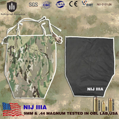 NIJ IIIAMulti - Threat Armor Pads Tactical Vest Back | SAMAG