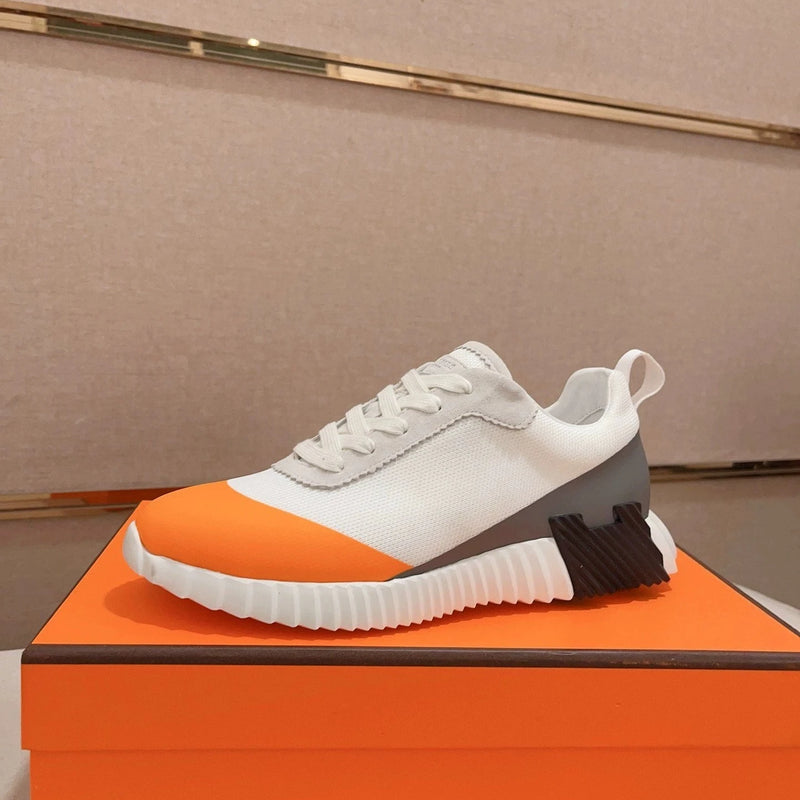 Men's Casual Leather Running Shoes Breathable Low-Top Sneakers Black Comfortable Anti-Odor Rubber Sole All-Season Wear