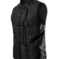 Men Chinese Traditional Style Vests Men buckle Vests Fashion Casual Solid Color Tank Tops Male Hanfu Vests