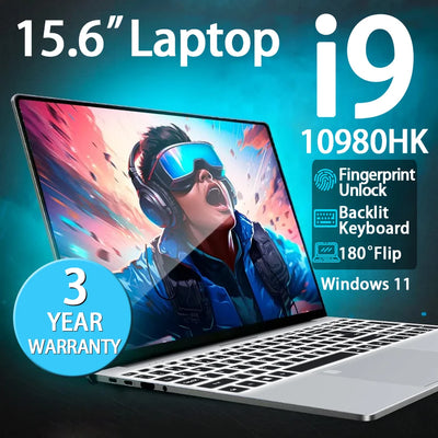 Intel Core i9 10980HK Laptop Windows 11 15.6 inch 16GB | SAMAG