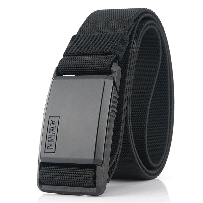 New Fashion Nylon Belt  Magnetic Buckle Adjustable Belts For Men Elastic Belts High Quality Wear-resistant Training Belt  YD117