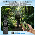 HJD-05 4K Action Camera 330° Face Tracking Gimbal Stabilizer 75MP Pixels WiFi Function Pocket Gimbal Camera for Vlog