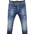 6057 Four Seasons New Men's Wear Washed Ripped Patch | SAMAG