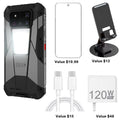 8849 Tank 4 Pro Unihertz 5G Rugged Projector Smartphone 1TB 36G Android 14 Sports Phone 11600mAh Dimensity8300 AMOLED 120HZ