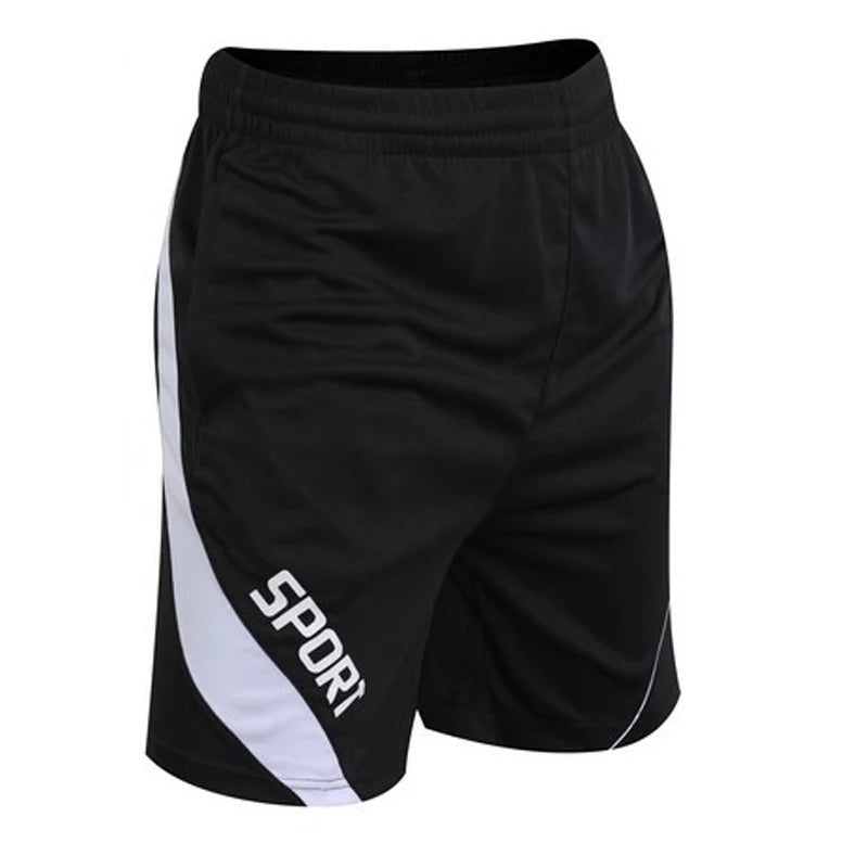 New Running Shorts Men Striped Printing Loose Basketball Sport Gym Breathable Shorts Fitness Training Workout Bottom Male