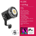 Ulanzi VL-120Bi VL-120C 120W V-Mount COB Video Light Wireless APP Control 2700K-6500K CRI＞95 for Video Photography Studio