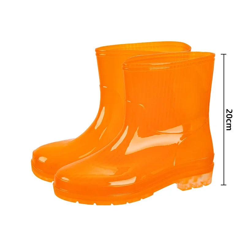 47 Size Fisherman Speed Dry Kitchen Rain Boots Rain Shoes Without Lining  Men's Labour Gum Shoes Anti-Odour Non-Slip Water Shoes
