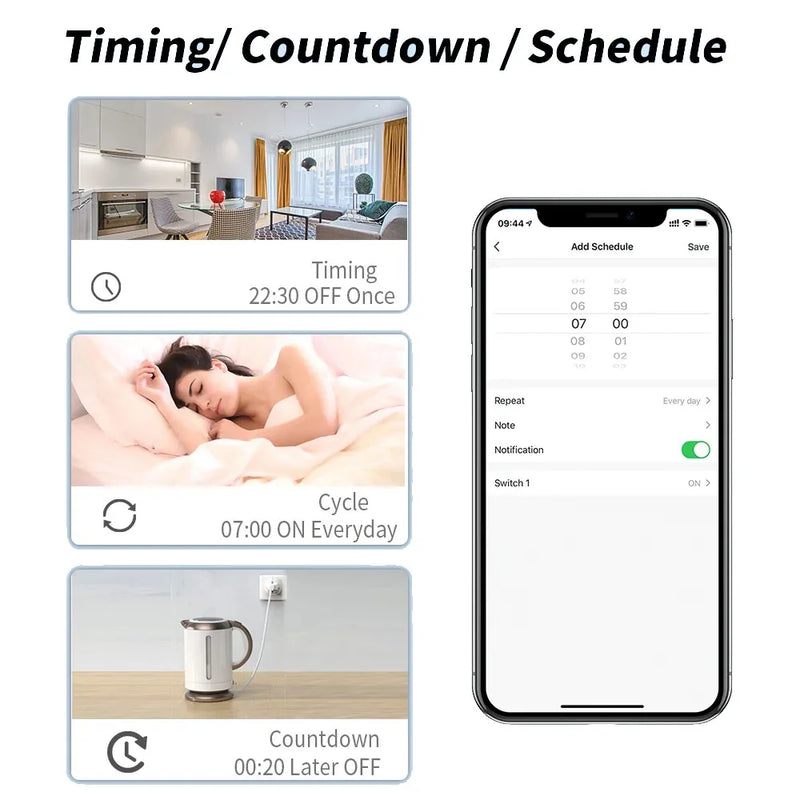 Tuya WiFi RF Switch DC 12V 24V 2Channels Dry Contact Relay Wireless Remote Control Transmitter 50m work with Google Assist,Alexa
