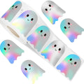 100-500pcs Silver Cute Halloween Stickers Party Halloween Gift Wrapping Label Scrapbook Cartoon Rewards Stationery Stickers