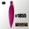Kanekalon 26inch Hot Water Set Pre Stretched Jumbo Braiding Hair Box Twist Braids Synthetic Hair Extensions For Women Soft Yaki