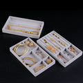 1 Set, (Including 8PCS) Flocking Jewelry Box Jewelry Tray