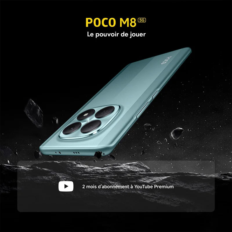 POCO M8 5G, NFC, Snapdragon® 6 Gen 3, 6.77" Flow AMOLED Display 120 Hz, 50 MP Camera, 5520 mAh, IP65