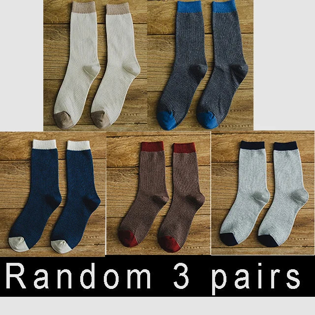 3/5Pairs Autumn Winter Harajuku Socks Stockings Warm | SAMAG