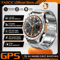 2026 New Military Smart Watch Men Built-in GPS 530mah Bluetooth Call 3ATM Waterproof Barometric Altimeter Sports Smart Watches