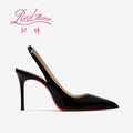 Heeled sandals Red Shiny Bottoms Naked color luxury Hollow 2026 New Elegant High Heels Sexy Slingbacks Ladies Shoes Women shoes