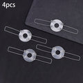 4Pcs 2-Forks 3-Forks Galvanized Fixing Spring Clip Spring Buckle For Fixing Lampshade Shrapnel DIY For Pandent Lamps Lanterns