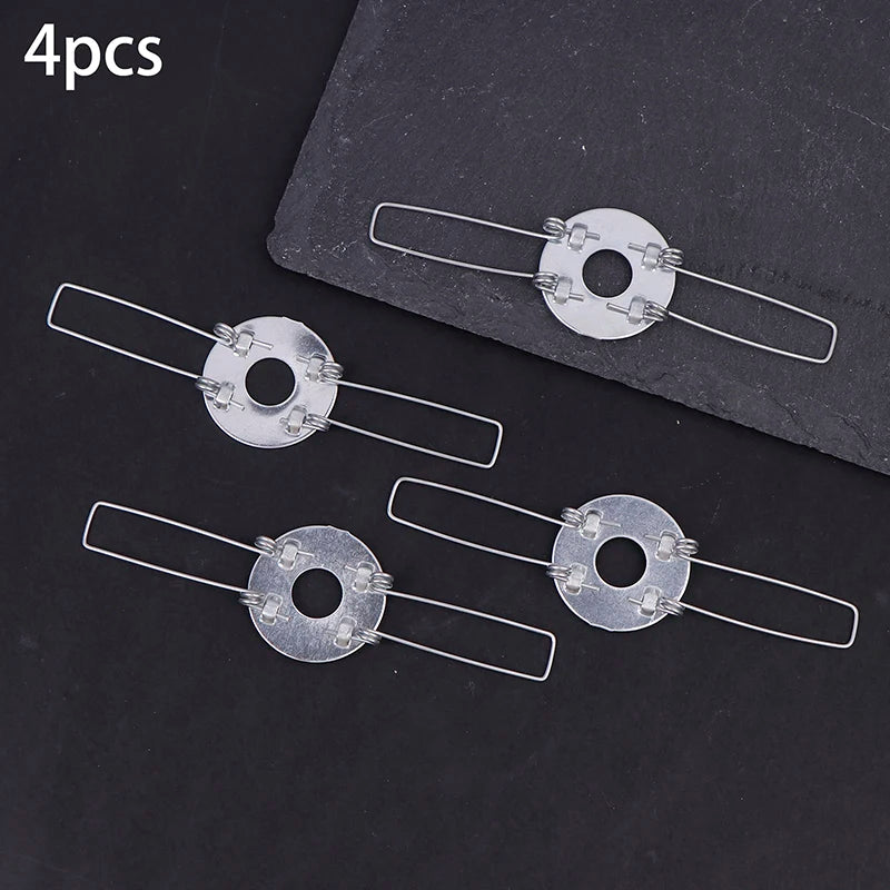 4Pcs 2-Forks 3-Forks Galvanized Fixing Spring Clip Spring Buckle For Fixing Lampshade Shrapnel DIY For Pandent Lamps Lanterns