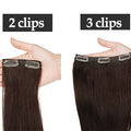 Doreen Full Head Brazilian Machine Remy Clip in Hair Extensions Human Hair 100% Real Natural Hairpiece Clips On 120G 14 To 22