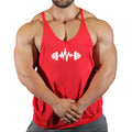 Brand Gym Stringer Tank Top Men Bodybuilding Clothing Cotton Sleeveless Shirt Man Fitness Vest Singlet Sportwear Workout Tanktop