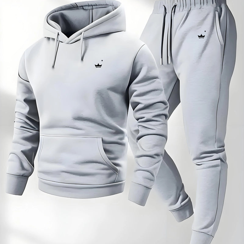 Crown Logo Printed Autumn/Winter Fashion New Hooded Sportswear Outdoor Versatile Casual and Pants - View 5 | SAMAG