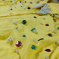 Real Photo Pearls Beads Stitch Cotton Loose Casual Shirts - View 2 | SAMAG