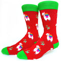 2025 New Men Christmas Socks New Year Funny Snowflake Beer Santa Claus Elk Snow Cotton Happy Socks Men Cartoon Women Sokken