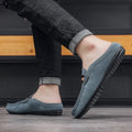 Loafer‌ Men's Lightweight Shoes Summer One Step Push Lazy Breathable Casual Half Support Slippers for Men