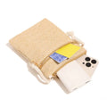 Fashion Straw Shoulder Bag Woven Square Phone Bag Handbags
