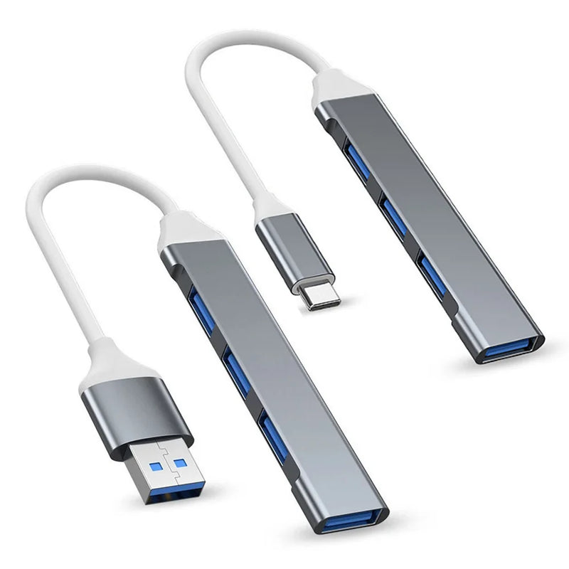 4 Port USB C Hub 3.0 Adapter OTG High Speed Splitter For MacBook Pro Air PC  Computer Accessories