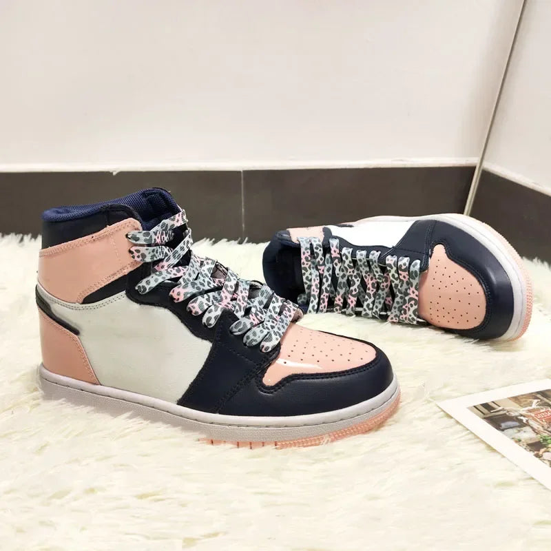Colorful Shoelaces Leopard Print Fashion Flats Shoe Laces For Sneakers Washable Without Fading Shoes Accessories Shoestring