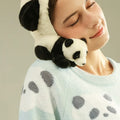 SUJIIN Women's Cute Pajamas Sets Autumn Winter Panda Graphic Sleepwear for Women Men Couple Loungewear Suit Home Clothes SH001
