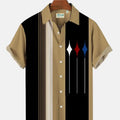 Hawaiian Shirt Harajuku Stripe Print Loose Fashion Casual | SAMAG
