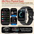 2026 New Non-Invasive Laser Treatment Three High Smart Watch Man ECG Heart Test Blood Fat Uric Acid Smart Watch For Android IOS