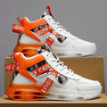 Men's Breathable Sports Shoes - Plaid Cushioning Running Shoes for Basketball, Tennis and Casual Use - Men's and Women's Training Shoes