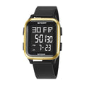 YIKAZE Sports Watch for Men Waterproof Multifunction Electronic Watch Ultra-thin Men's LED Digital Wristwatch for Man Student