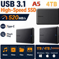 NEW A3 Portable External Hard Drive HDD Fast data transfer 500GB 1TB USB 3.0 Mechanical Mobile Disk for PC Laptop Gaming Storage