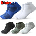 5 Pairs Ankle Running Socks Men Mesh Breathable Short | SAMAG